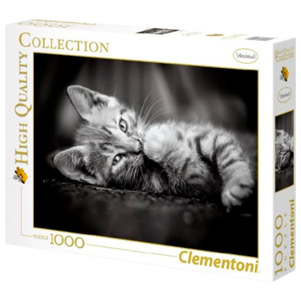 Puzzle Clementoni Kitty (39422) Количество деталей: 1000, Рекомендуемый возраст: 10+ photo 2