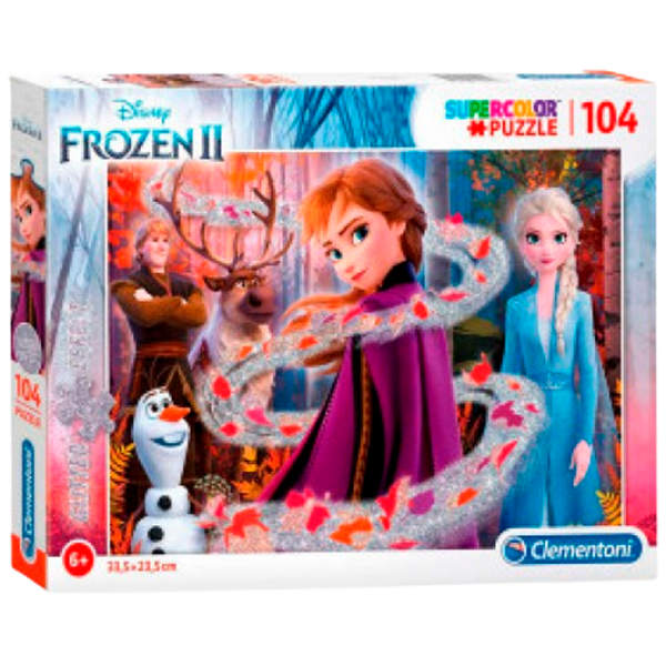 Puzzle Clementoni Frozen (20162) Количество деталей: 104, Рекомендуемый возраст: 6+ photo 1