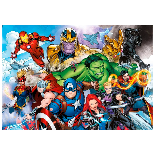 Puzzle Clementoni Avengers (25718) Numărul de piese: 104, Vârsta recomandată: 4+ photo 1
