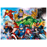 Puzzle Clementoni Avengers (25718) Numărul de piese: 104, Vârsta recomandată: 4+