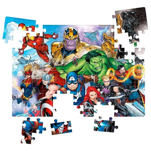 Puzzle Clementoni Avengers (25718) Numărul de piese: 104, Vârsta recomandată: 4+ photo 2