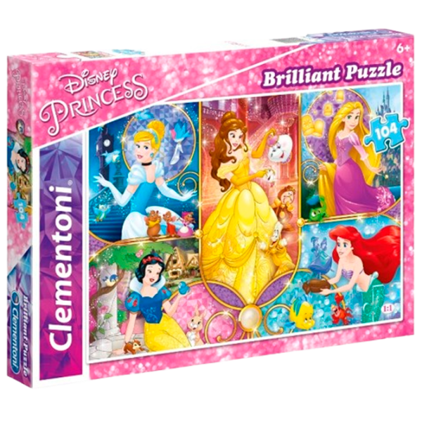 Puzzle Clementoni Princess (20140 ) Количество деталей: 104, Рекомендуемый возраст: 6+ photo 2