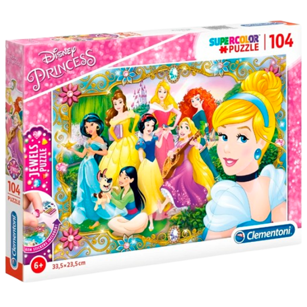 Puzzle Clementoni Princess (20147) Количество деталей: 104, Рекомендуемый возраст: 6+ photo 2