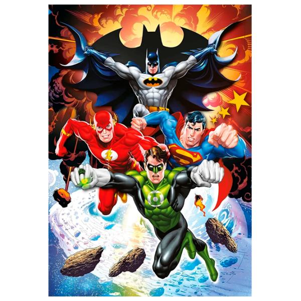 Puzzle Clementoni Superheroes (25723) Количество деталей: 104, Рекомендуемый возраст: 6+ photo 1