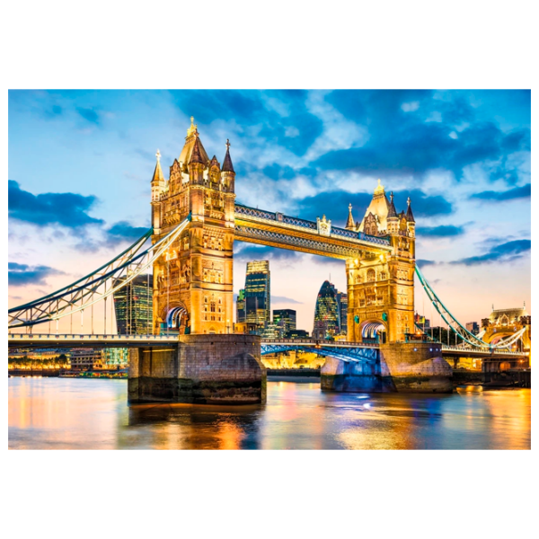 Puzzle Clementoni Tower Bridge at Dusk (32563) Количество деталей: 2000, Рекомендуемый возраст: 14+ photo 1