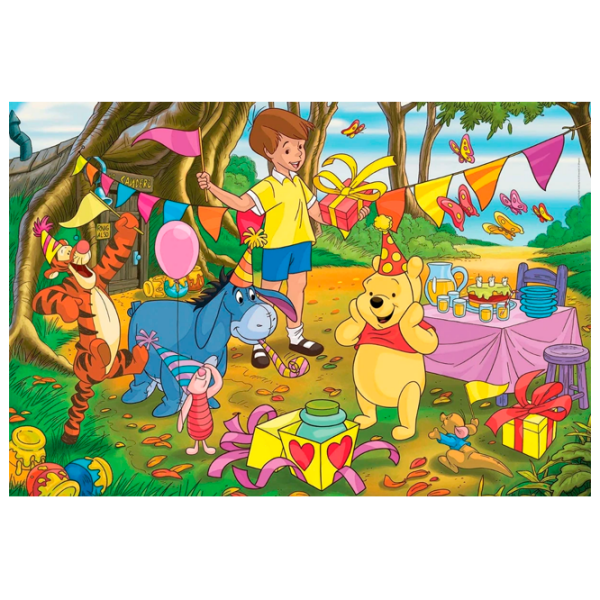 Puzzle Clementoni Winnie the Pooh (24201) Количество деталей: 24, Рекомендуемый возраст: 3+ photo 1