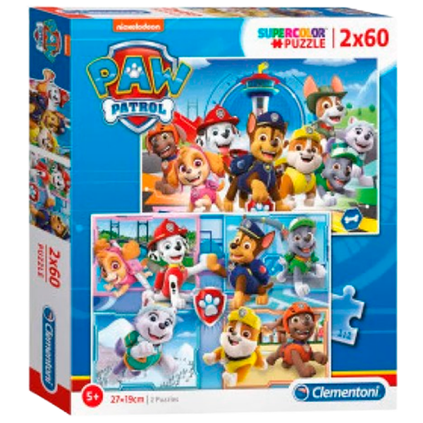 Puzzle Clementoni Paw Patrol (21617) Количество деталей: 120, Рекомендуемый возраст: 3+ photo 1