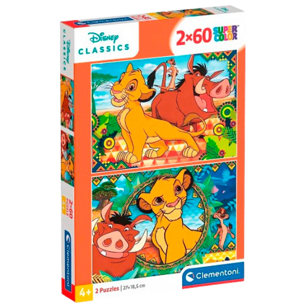 Puzzle Clementoni Lion (21604) Количество деталей: 120, Рекомендуемый возраст: 3+ photo 1