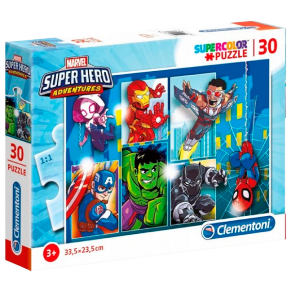 Puzzle Clementoni Super Hero (20256) Количество деталей: 30, Рекомендуемый возраст: 5+ photo 1