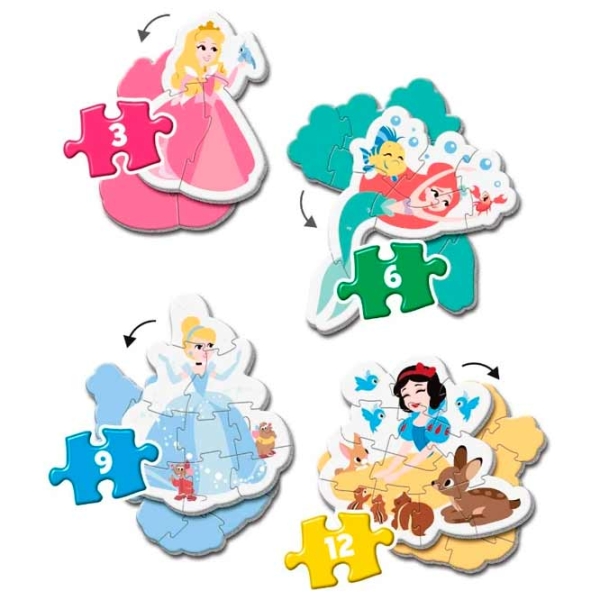 Puzzle Clementoni Princess (20806) Количество деталей: 30, Рекомендуемый возраст: 2+ photo 2
