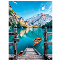 Puzzle Clementoni Braies Lake (35039 ) Numărul de piese: 500, Vârsta recomandată: 14+