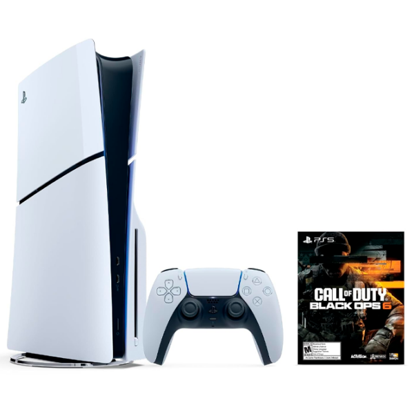 Игровая приставка Sony PlayStation 5 Slim Disc Edition Call of Duty Black Ops 6 Bundle Белый SSD 1 ТБ, RAM 16 ГБ photo 4