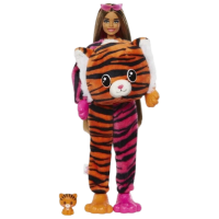 Păpușă Barbie Friends of the Jungle - Tiger model HKP99 3+