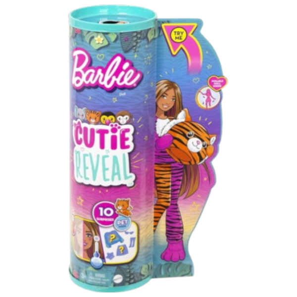 Păpușă Barbie Friends of the Jungle - Tiger model HKP99 3+ photo 6