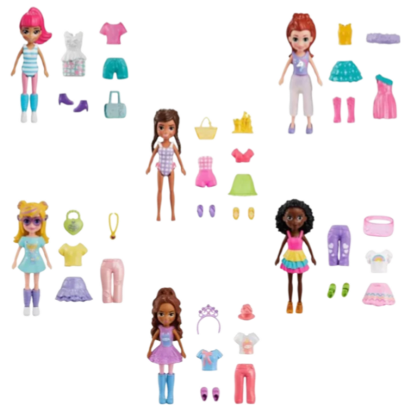 Păpușă Polly Pocket Small Fashion model HNF50 4+ photo 3