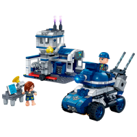 Constructor BanBao Police Blue Numărul de piese 359, 6+
