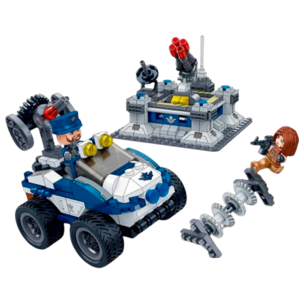 Constructor BanBao Police Blue Numărul de piese 318, 5+ photo 1