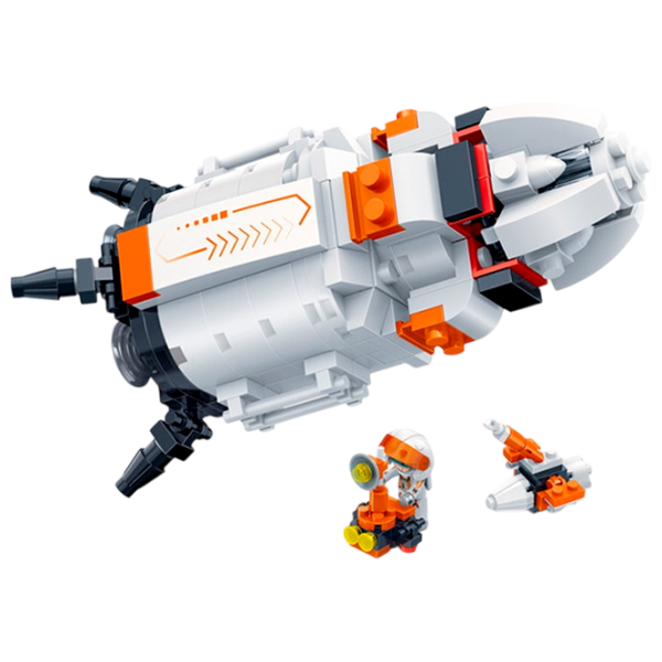 Constructor BanBao Rocket White Numărul de piese 256, 5+ photo 1