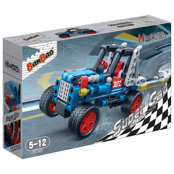 Constructor BanBao Super Car Blue Numărul de piese 148, 5+ photo 1