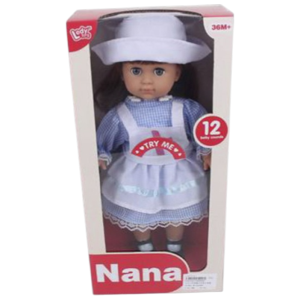 Păpușă Ledy Toys Nana bebeluș LD68006G 3+ photo 1