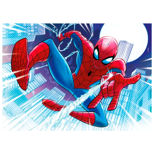Puzzle Clementoni Spiderman (27555) Numărul de piese: 104, Vârsta recomandată: 6+ photo 2