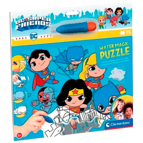 Puzzle Clementoni Superfriends (22243) Количество деталей: 15, Рекомендуемый возраст: 7+ photo 1