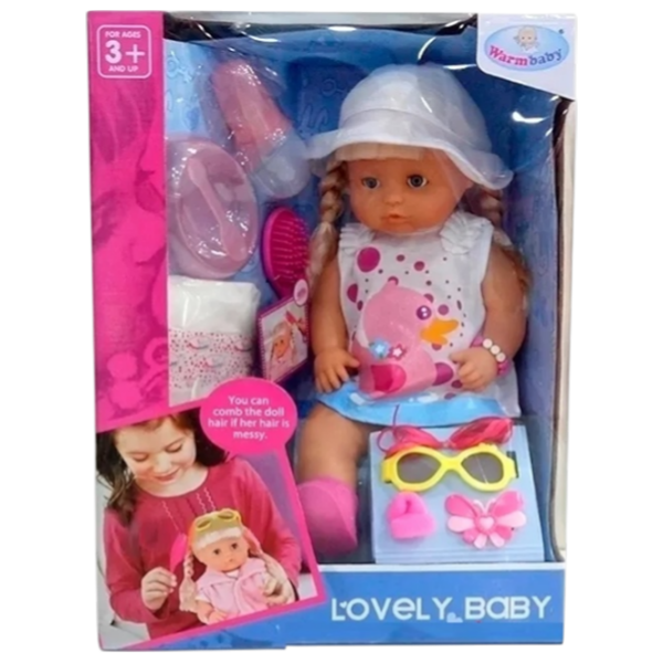 Păpușă ChiToys Lovely Baby bebeluș RT05077-2 3+ photo 1
