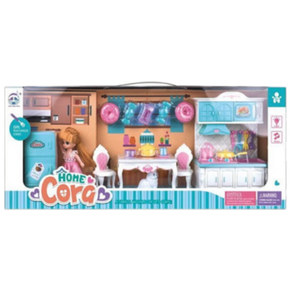 Păpușă ChiToys Home Cora model 602A-1 3+ photo 1