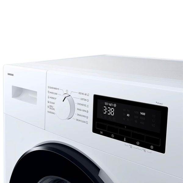 Mașină de spălat Samsung WW80FG3M05AWLF White 8 kg, 1400 rpm, A photo 4