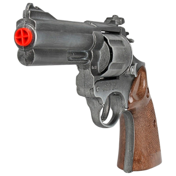 Игрушечный пистолет Gonher Police 127/1 Grey патронный, , 3+ photo 1
