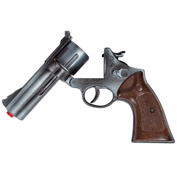 Игрушечный пистолет Gonher Police 127/1 Grey патронный, , 3+ photo 4