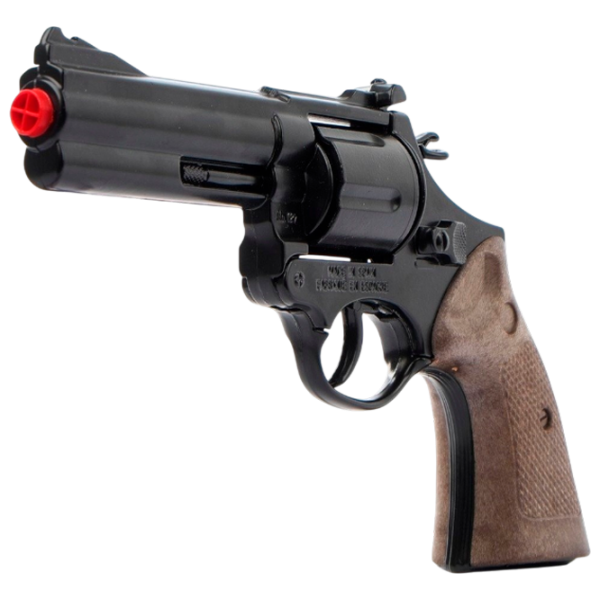 Игрушечный пистолет Gonher Police 127/6 Черный патронный, , 3+ photo 1