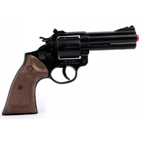 Игрушечный пистолет Gonher Police 127/6 Черный патронный, , 3+ photo 3