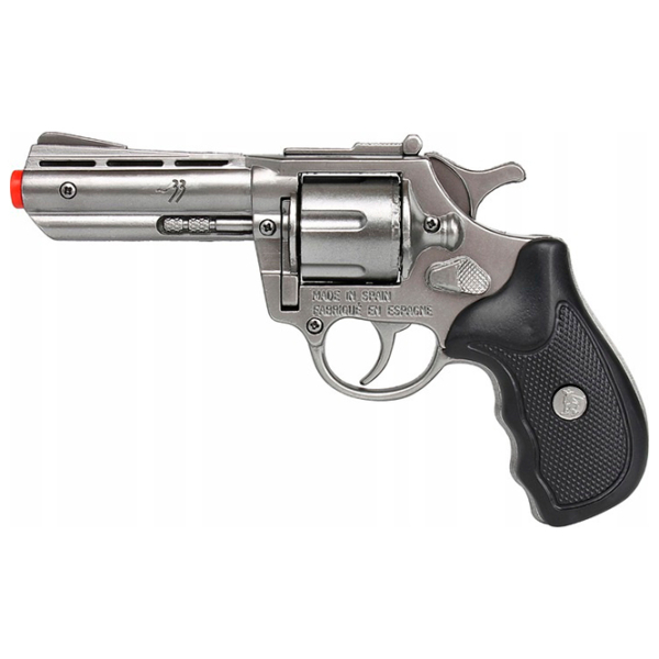 Игрушечный пистолет Gonher Police 33/0 Серебро патронный, , 3+ photo 2