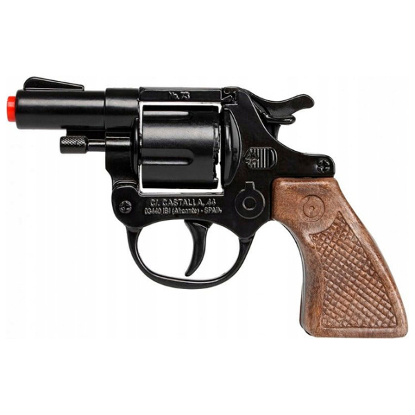 Игрушечный пистолет Gonher Police 73/6 Черный патронный, , 3+ photo 3
