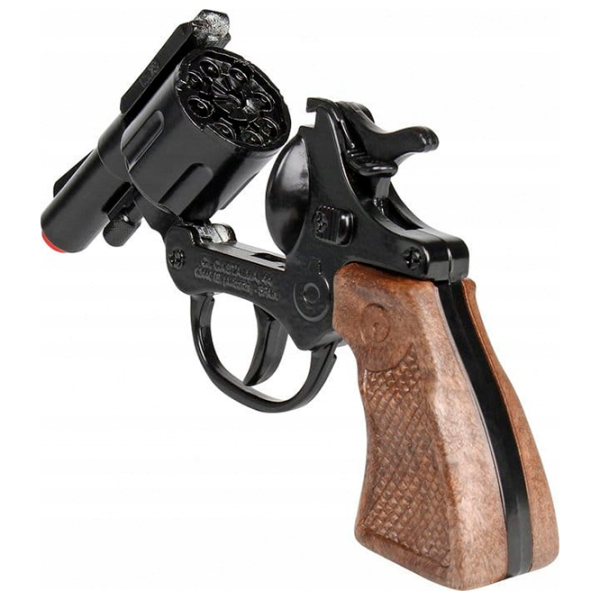 Игрушечный пистолет Gonher Police 73/6 Черный патронный, , 3+ photo 4