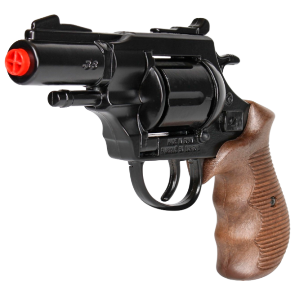 Игрушечный пистолет Gonher Police 38/6 Черный патронный, , 3+ photo 1
