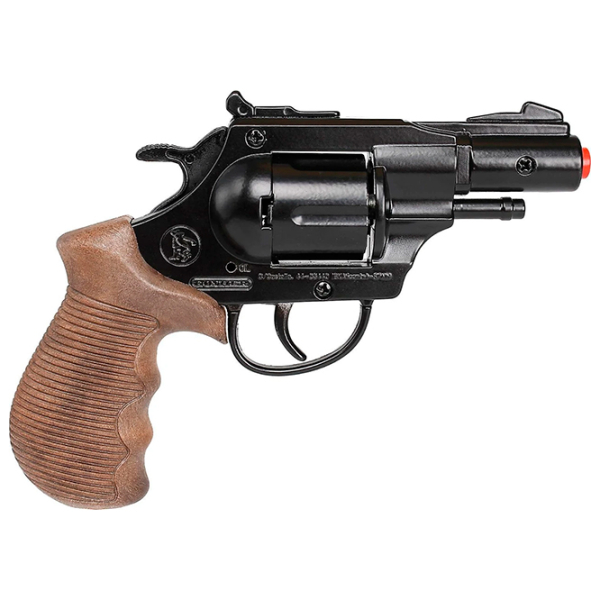 Игрушечный пистолет Gonher Police 38/6 Черный патронный, , 3+ photo 3