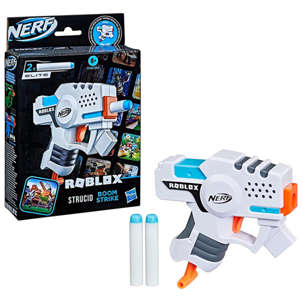 Бластер Hasbro Nerf Roblox F2498 Белый патронный, Стрел, 8+ photo 4