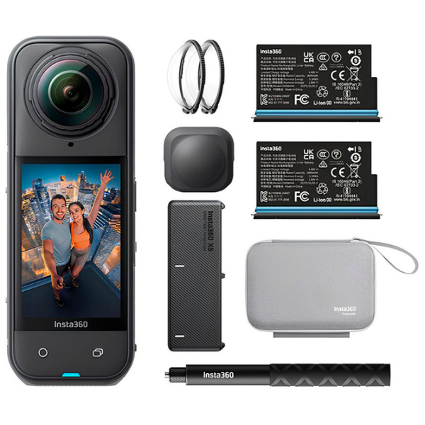 Cameră action Insta360 X5 Essentials Bundle Black 72 MP / 2400 mAh / IP68 photo 5