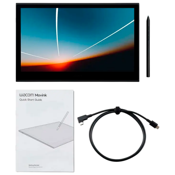 Tabletă grafică Wacom Movink 13 Black A5, 5080 lpi photo 5