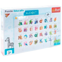 Puzzle Trefl Алфавит (47485) Количество деталей: 44, Рекомендуемый возраст: 3+