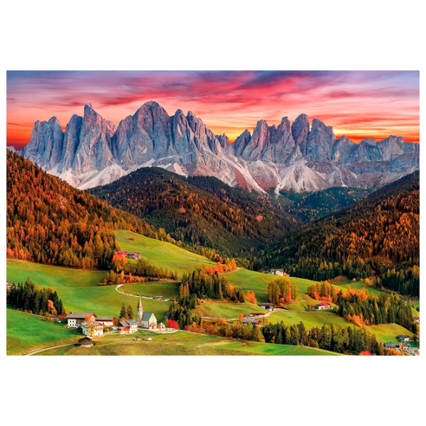 Puzzle Clementoni Val di Funes (32570) Количество деталей: 2000, Рекомендуемый возраст: 10+ photo 1