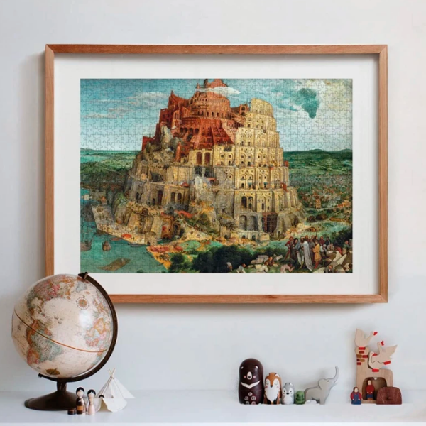Puzzle Clementoni Bruegel The Tower of Babel (31691) Количество деталей: 1500, Рекомендуемый возраст: 10+ photo 3
