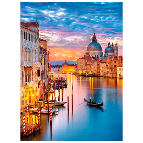Puzzle Clementoni Lighting Venice (35056) Количество деталей: 500, Рекомендуемый возраст: 9+ photo 1