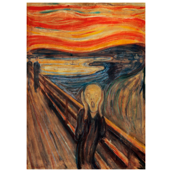 Puzzle Clementoni Munch The Scream (39377) Количество деталей: 1000, Рекомендуемый возраст: 9+ photo 1