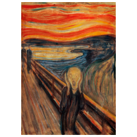 Puzzle Clementoni Munch The Scream (39377) Количество деталей: 1000, Рекомендуемый возраст: 9+