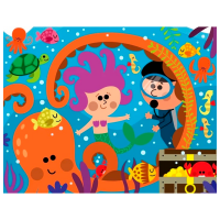 Puzzle Clementoni Подводный мир (22709) Количество деталей: 30, Рекомендуемый возраст: 3+