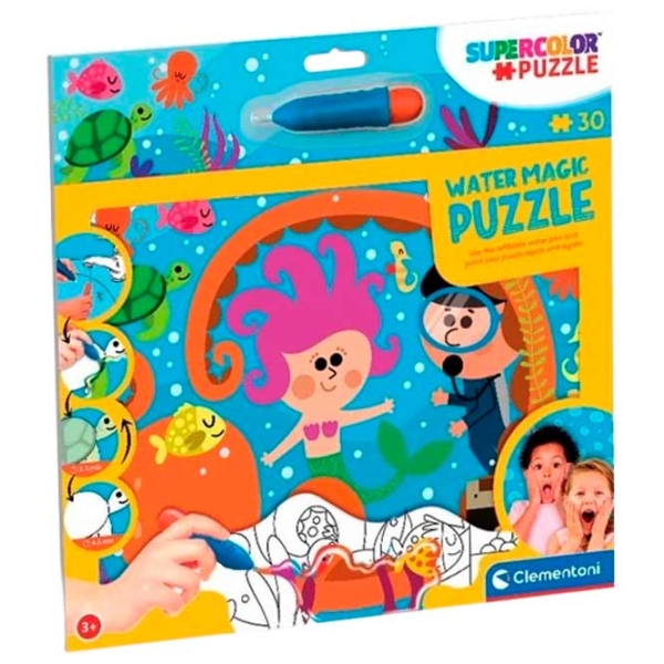 Puzzle Clementoni Подводный мир (22709) Количество деталей: 30, Рекомендуемый возраст: 3+ photo 2