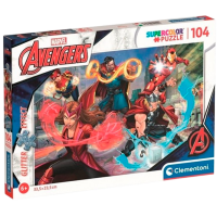 Puzzle Clementoni Avengers (20347) Количество деталей: 104, Рекомендуемый возраст: 6+